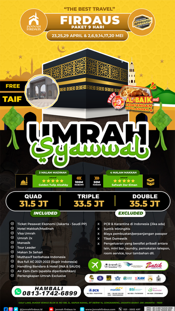 umroh syawal 2023 firdaus