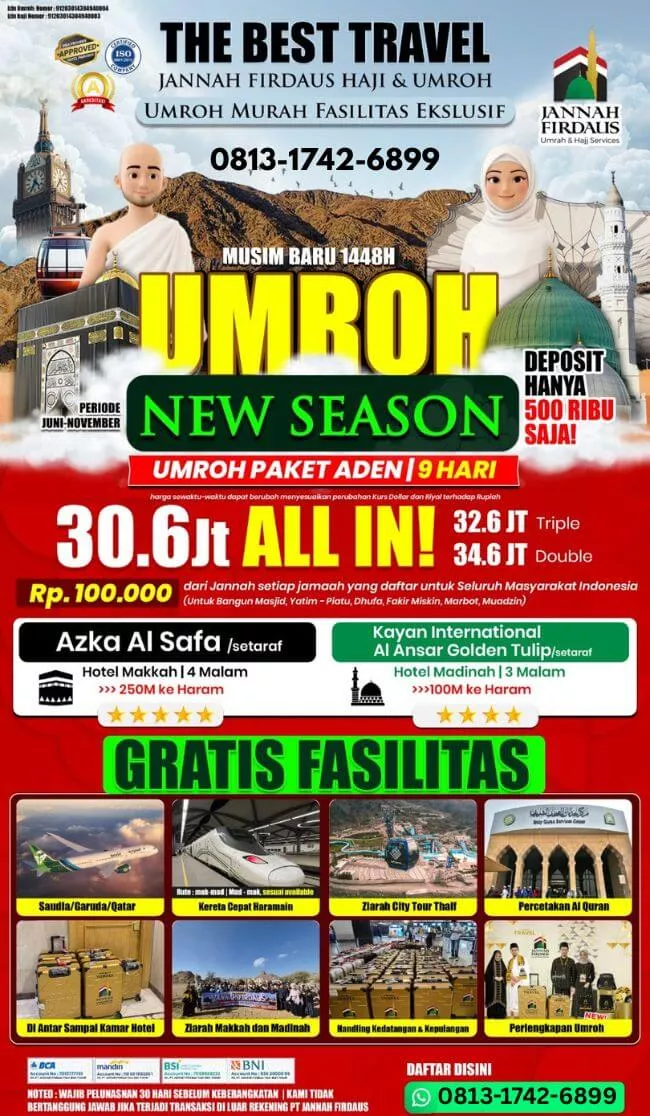 Paket Umroh Aden 9 Hari